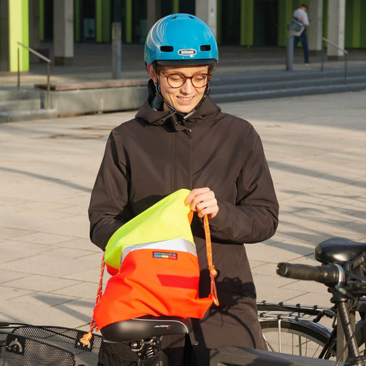 Reflektierender Bunter Beutel für Fahrradfahrer