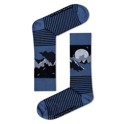 Socken mountain night greenbomb