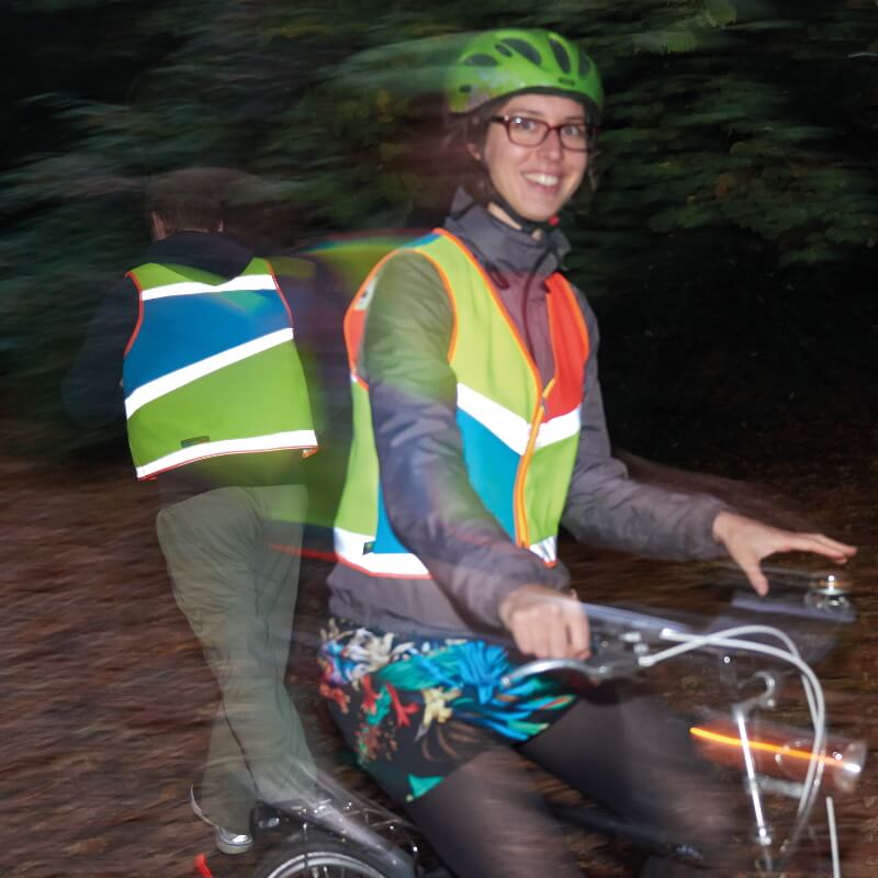 Warnwesten Fahrradweste reflektierende Weste joggen gelb